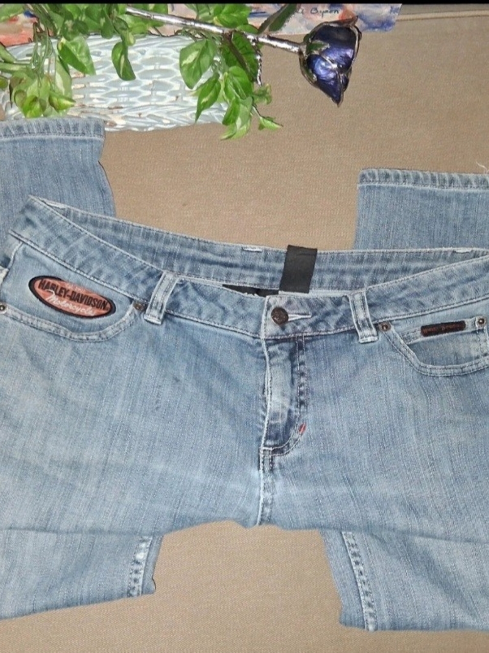 Harley-Davidson Light Blue Flared Women’s Jeans